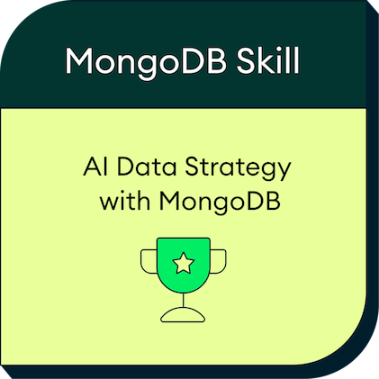 AI Data Strategy with MongoDB badge