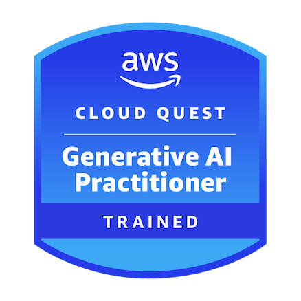 AWS Cloud Quest AI Practitioner badge