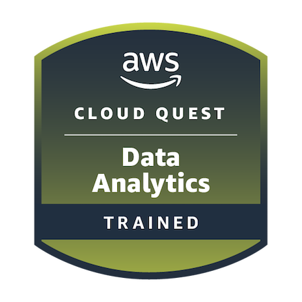 AWS Cloud Quest Data Analytics badge