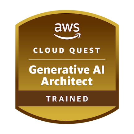 AWS Cloud Quest GenAI Architect badge